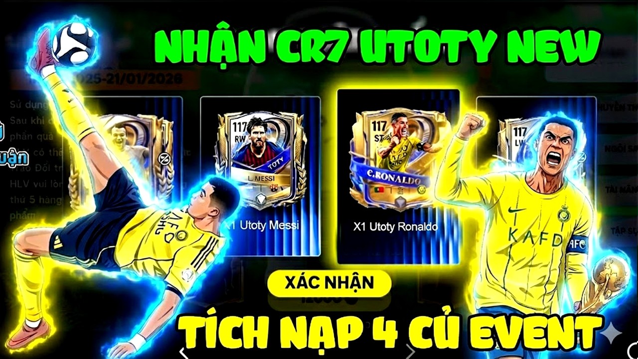 Fc Mobile  - Tích Nạp 4 Củ Lấy Cr7 Trải Nghiệm Sức Mạnh Tuyệt Đối