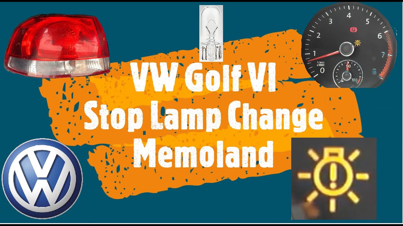 Volkswagen Golf VI Stop Lamp Change | Golf VI Arka Stop Lambasını 3.5 TL'ye değiştirdim