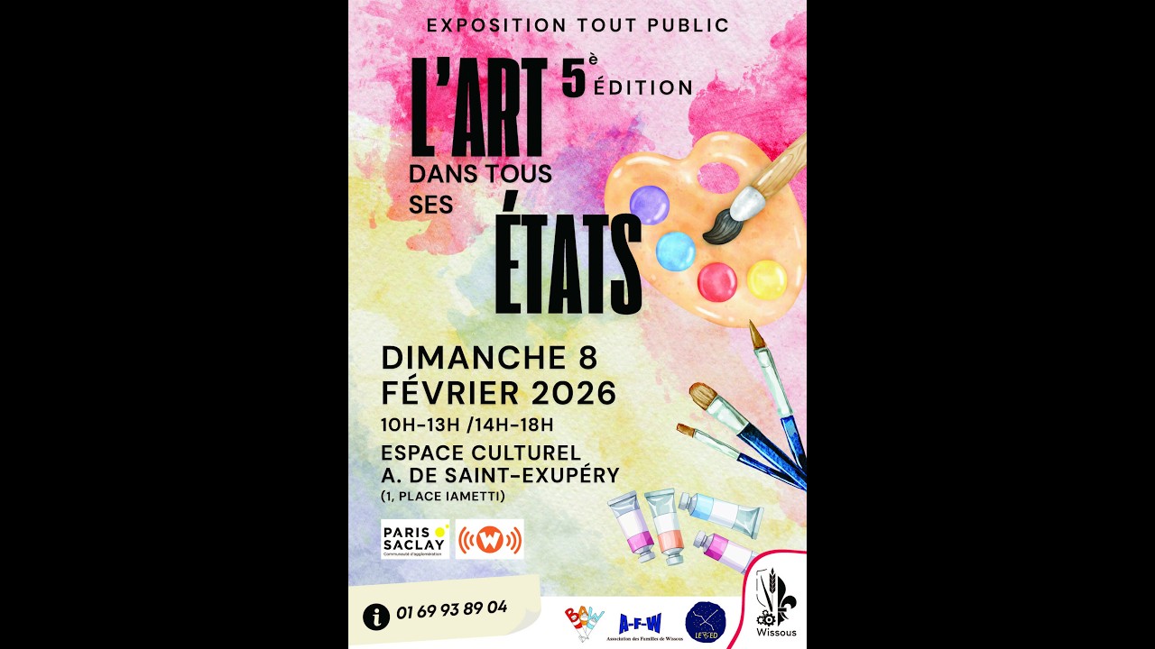 L'art dans tous ses états - Janvier 2026 - RadioWissous.fr