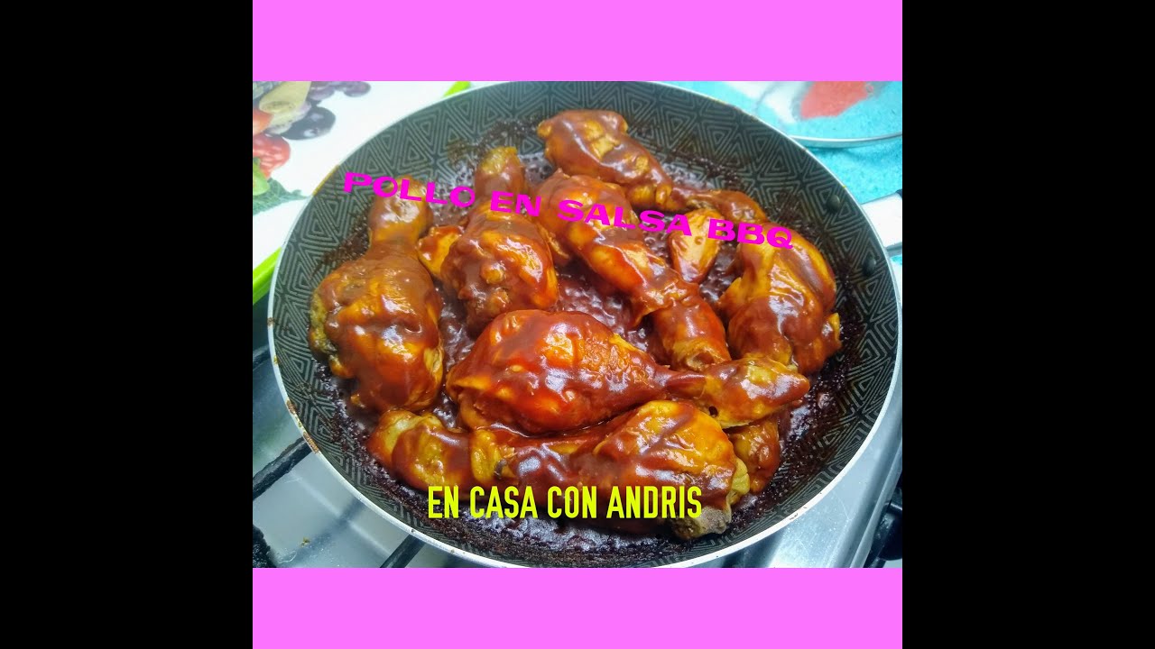 POLLO EN SALSA BBQ/// COMO HACER POLLO EN SALSA  BBQ///