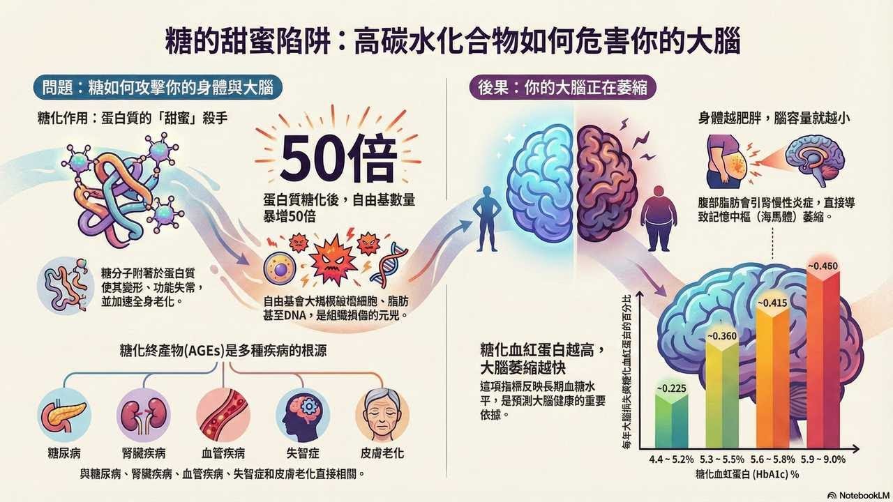 甜蜜的陷阱：糖如何影響你的大腦