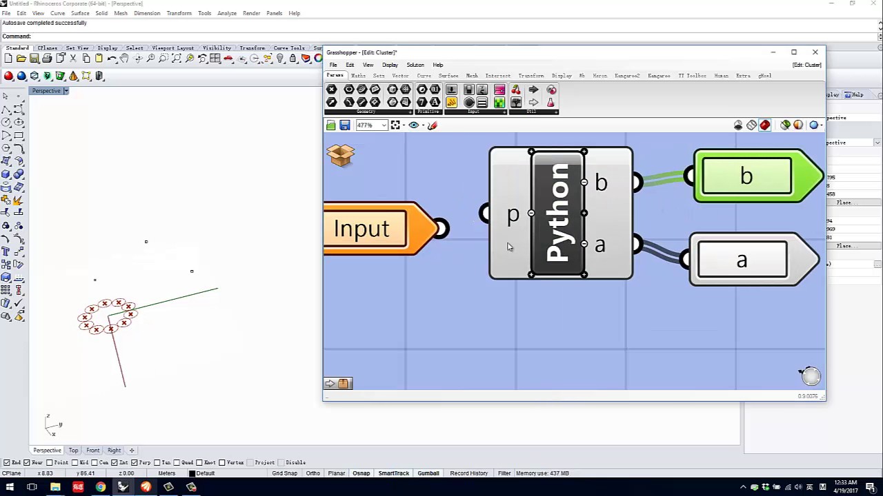 Create your own GH components (Cluster+User object)