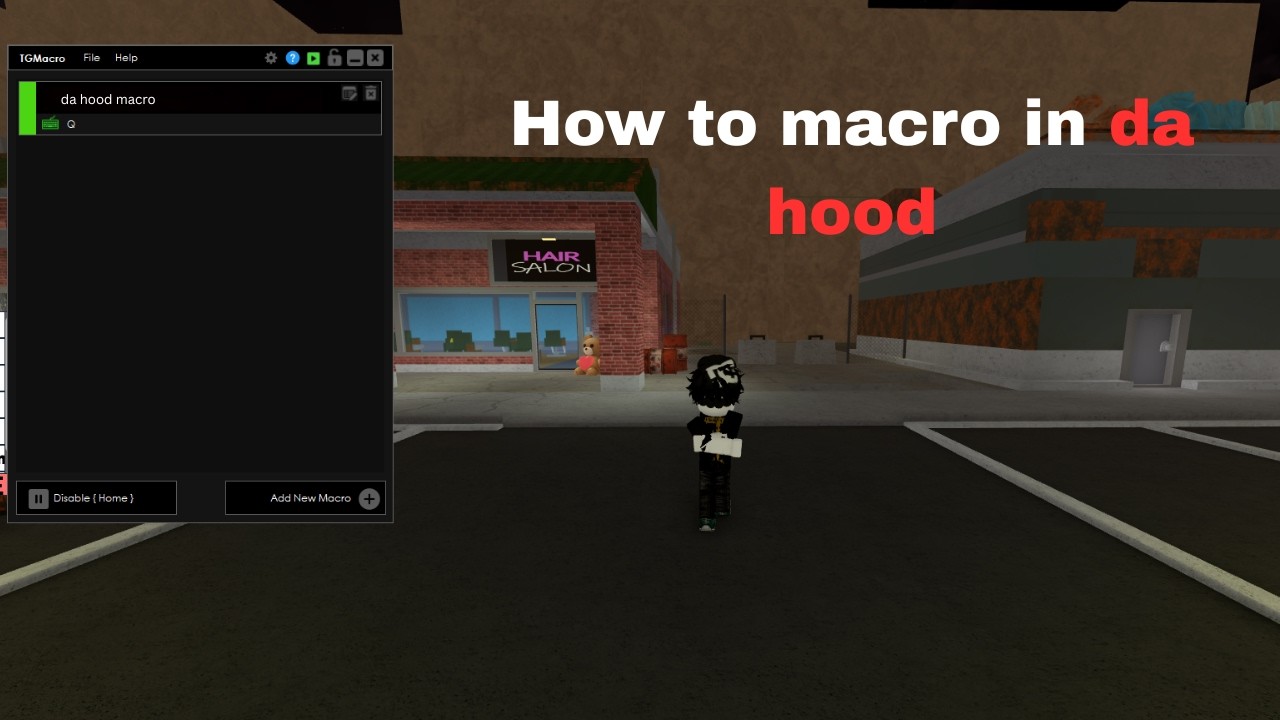 How to MACRO in DA HOOD!