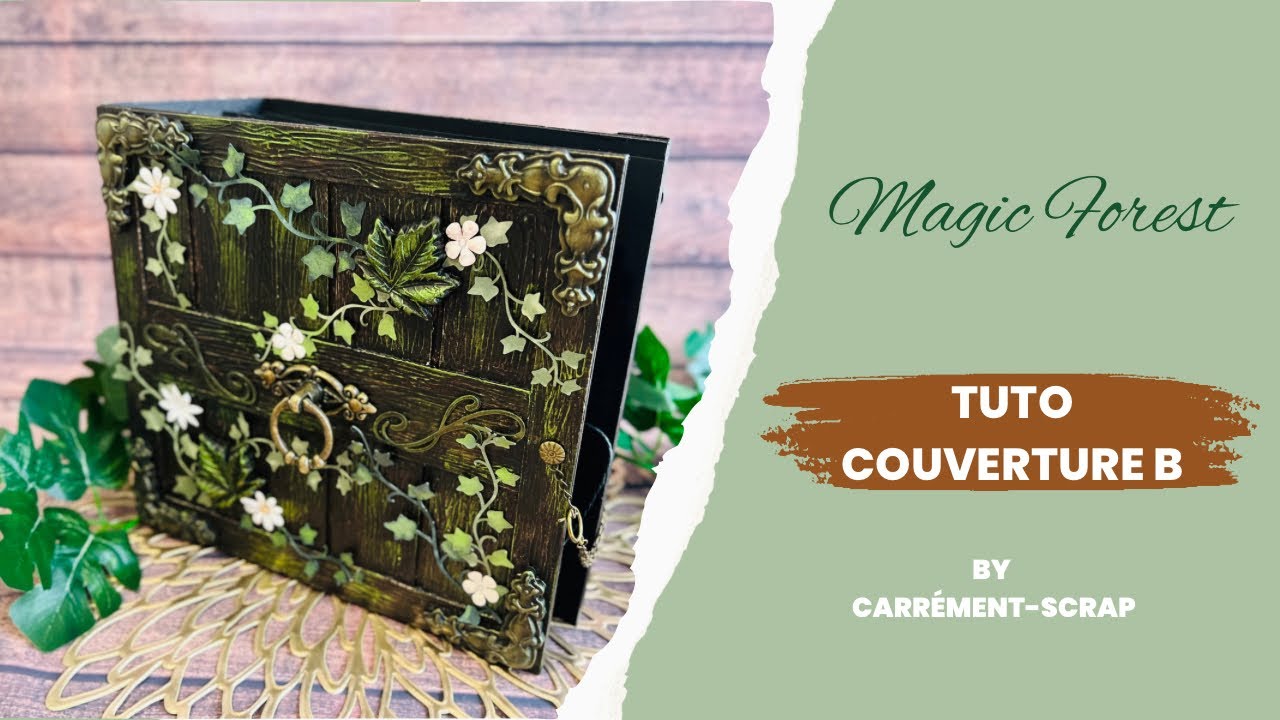Magic Forest TUTO ARCHE  Couverture B  Album scrapbooking pop-up #scrapbooking #tutorial #popup
