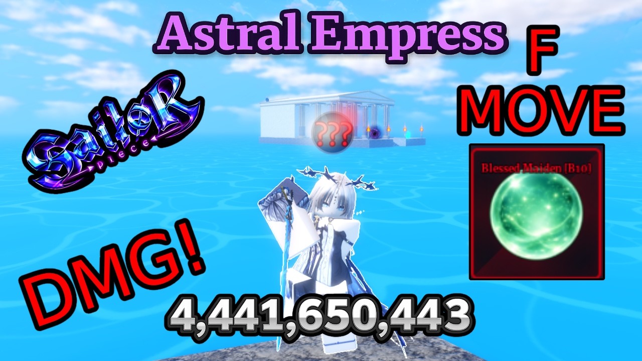 How To Unlock Blessed Maiden F Move In Sailor Piece | Guide And ShowCase