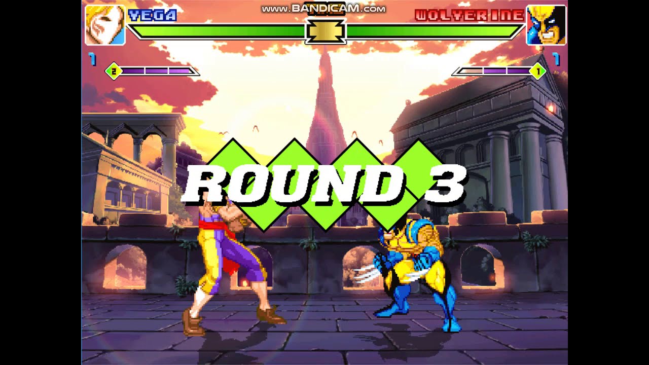 Vega VS Wolverine [Marvel VS Capcom][MUGEN 1.1][Street Fighter][X-Men][CVS3/PotS/Infinite]