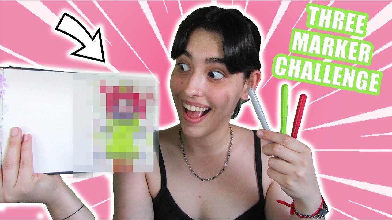 THREE MARKER CHALLENGE | Julyy✨