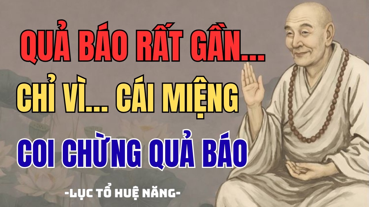 CÁI MIỆNG HẠI NGƯỜI – QUẢ BÁO KINH HOÀNG | Lục Tổ Huệ Năng Dạy Cách Giữ Khẩu Giữ Phước
