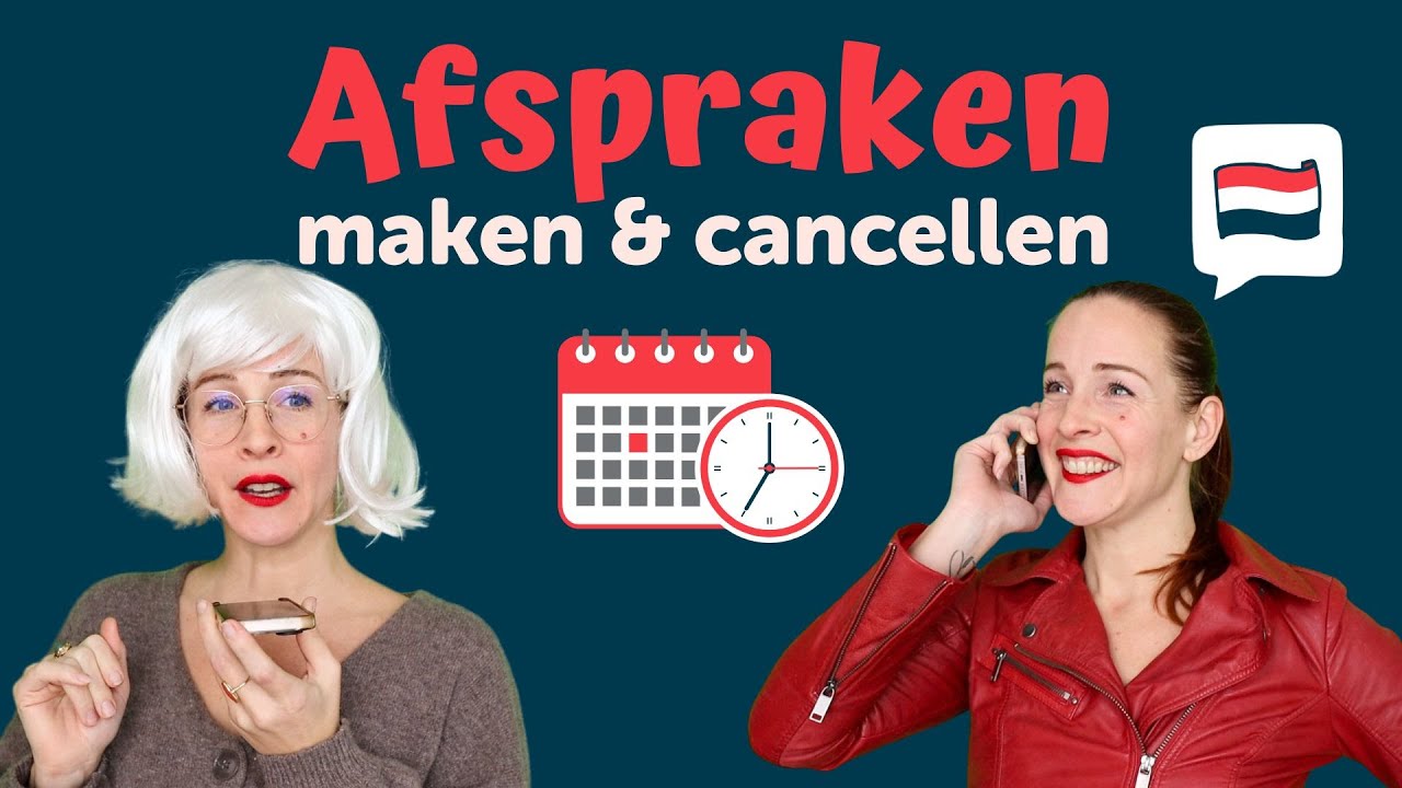 Nederlands voor werk & privé: met iemand afspreken || Daily Dutch Conversations (NT2 - A2)