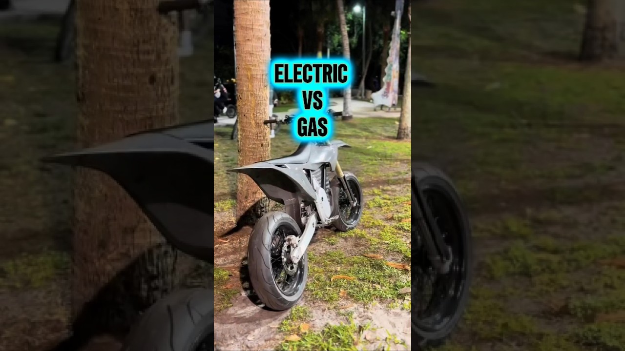 ELECTRIC vs GAS MOTORCYCLE! #shorts #motorcycle