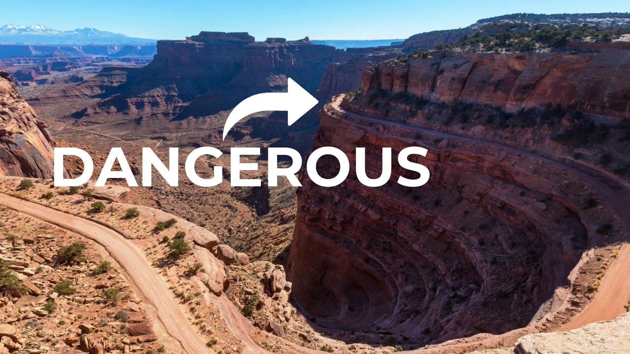 Taking Our Teardrop Teardrop Down Shafer Trail In Moab
