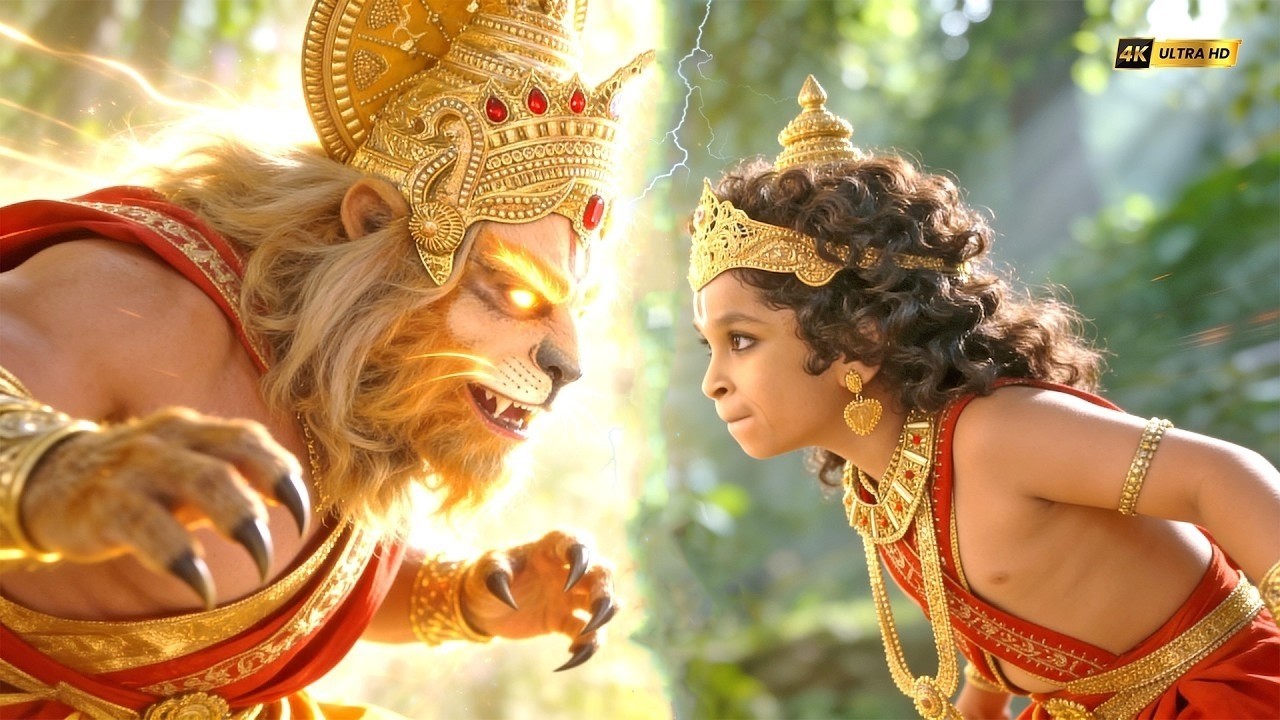 नरसिंह भगवान और मारुती का हुआ आमना सामना | संकटमोचन महाबली हनुमान | Mythological Show #ramayankatha