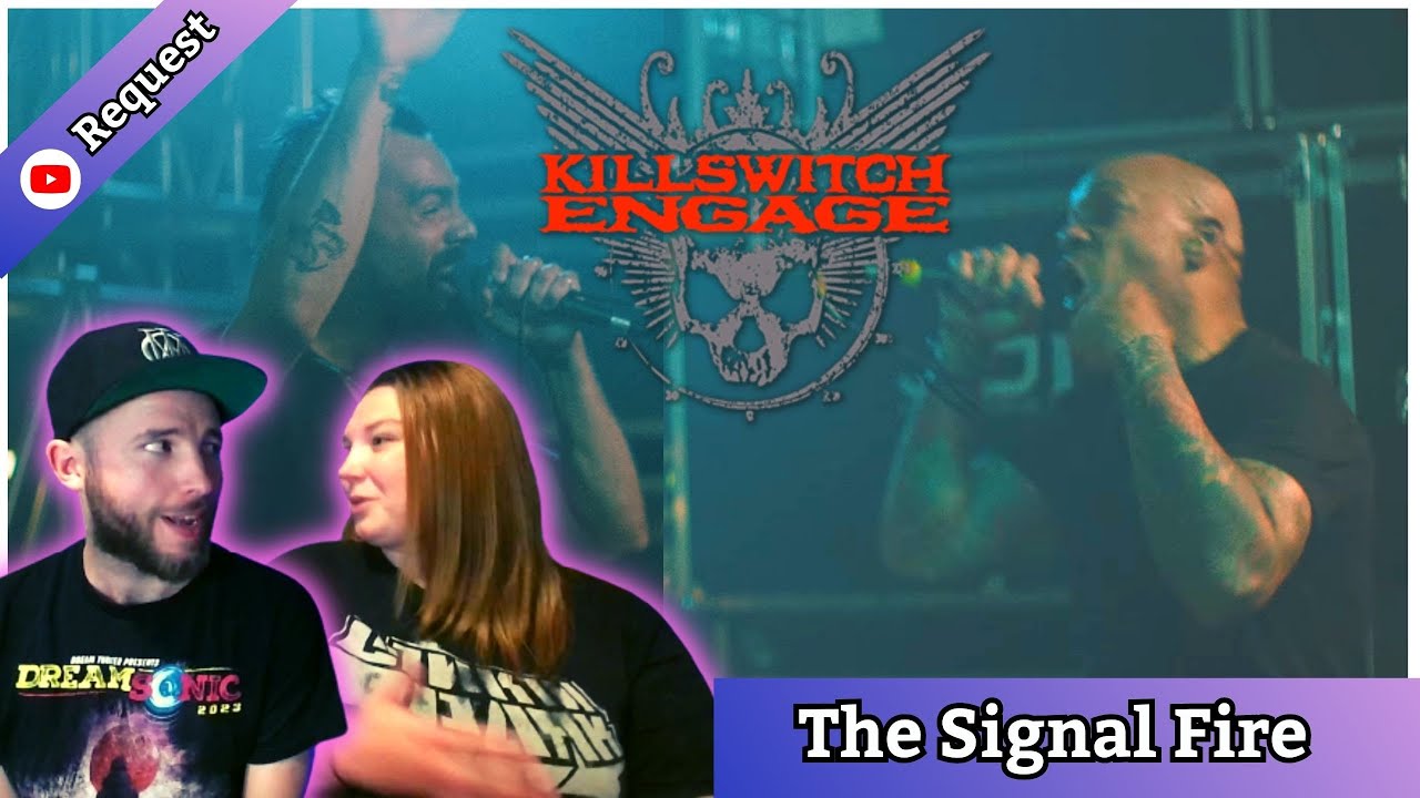 BOTH SINGERS ON THIS ONE?! | Couple React to Killswitch Engage - The Signal Fire #reaction