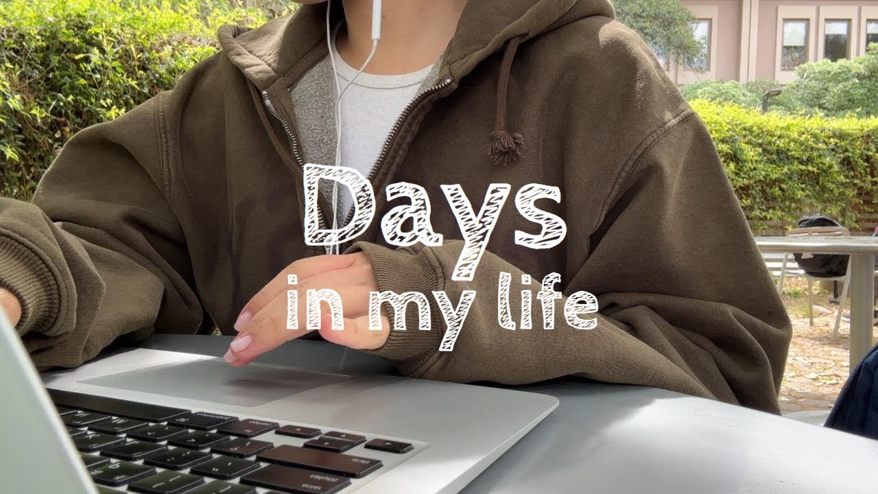 🇺🇸 PhD Student Vlog | all-nighters + report stress but also small joys 🤍