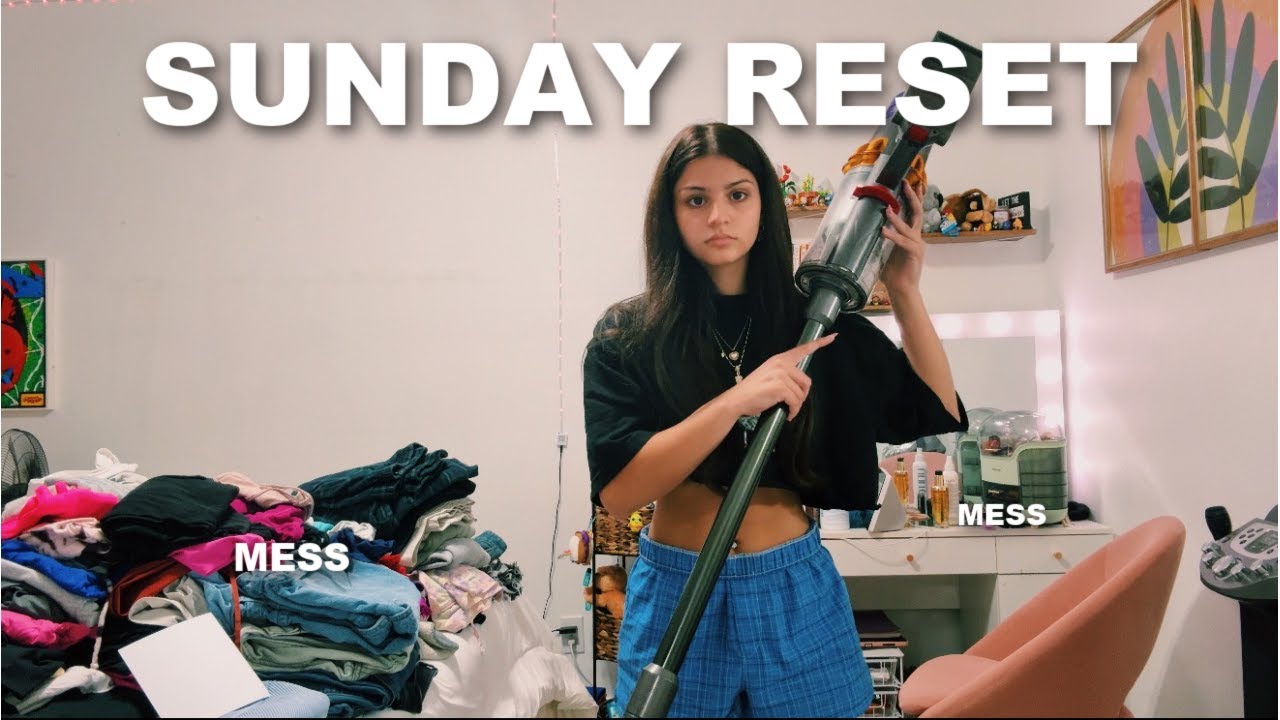 REALISTIC SUNDAY RESET ROUTINE🎀🧺