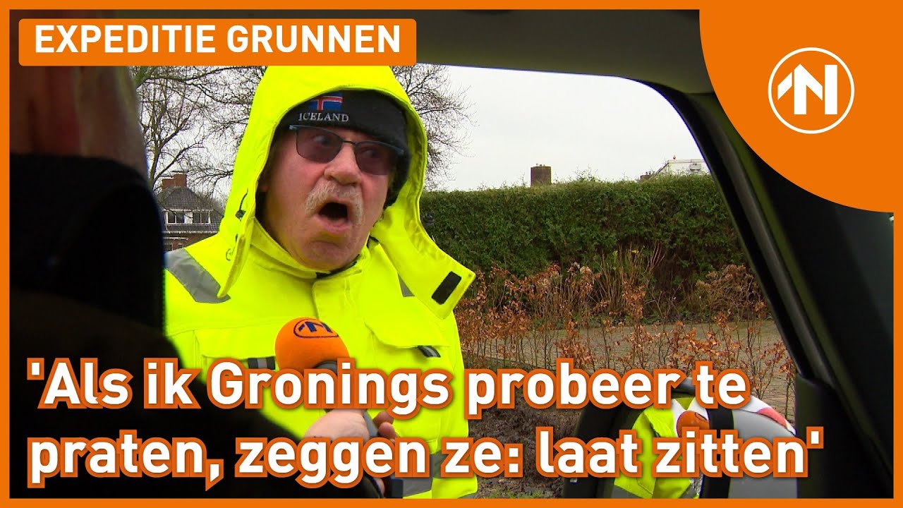Man doet zijn uiterste best om GRUNNEGS te spreken, maar krijgt stank voor dank