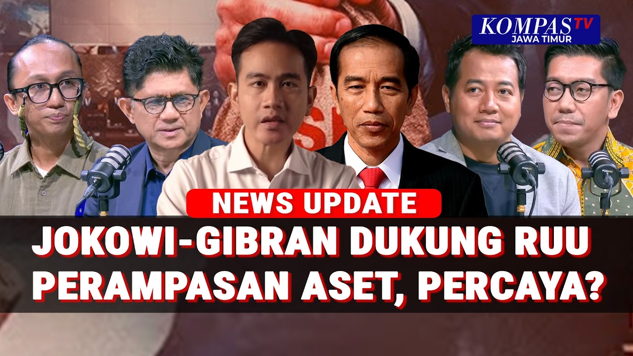 [FULL] Jokowi dan Gibran Dukung RUU Perampasan Aset, Percaya?