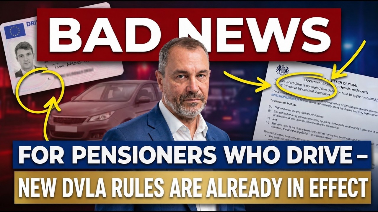 ❌ BAD NEWS For Pensioners Who Drive &mdash; New DVLA Rules Are Already In Effect