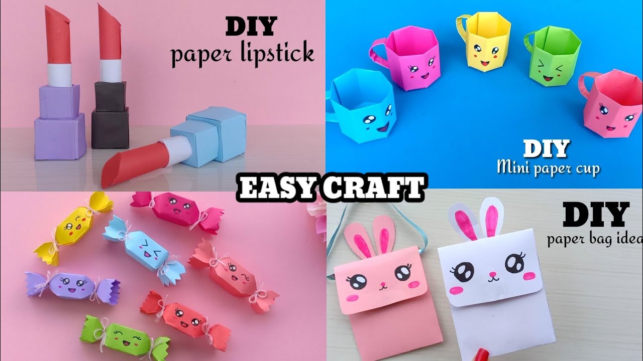 5 EASY CRAFT IDEAS | Craft Ideas | DIY Crafts / school craft / Origami craft