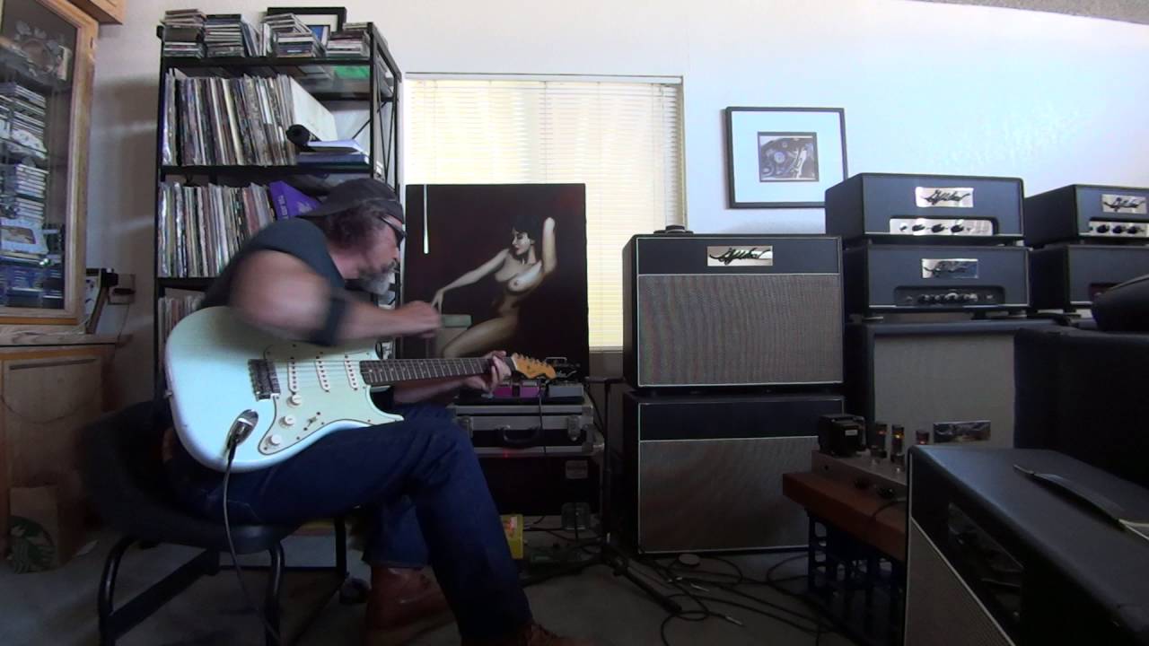 Gjika 10^n single ended [powers of ten] guitar amp with a 1963 Fender stratocaster