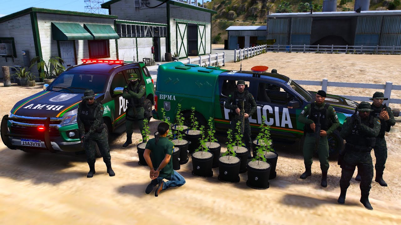 POLÍCIA AMBIENTAL É RECEBIDA A TIROS PMCE | GTA 5 POLICIAL (LSPDFR)