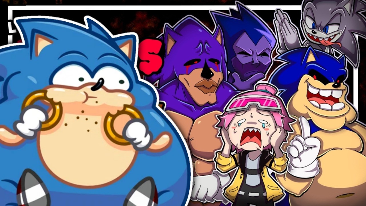 HonixPl4Y reacciona - los HORRIBLES juegos de TERROR de SONIC 😨