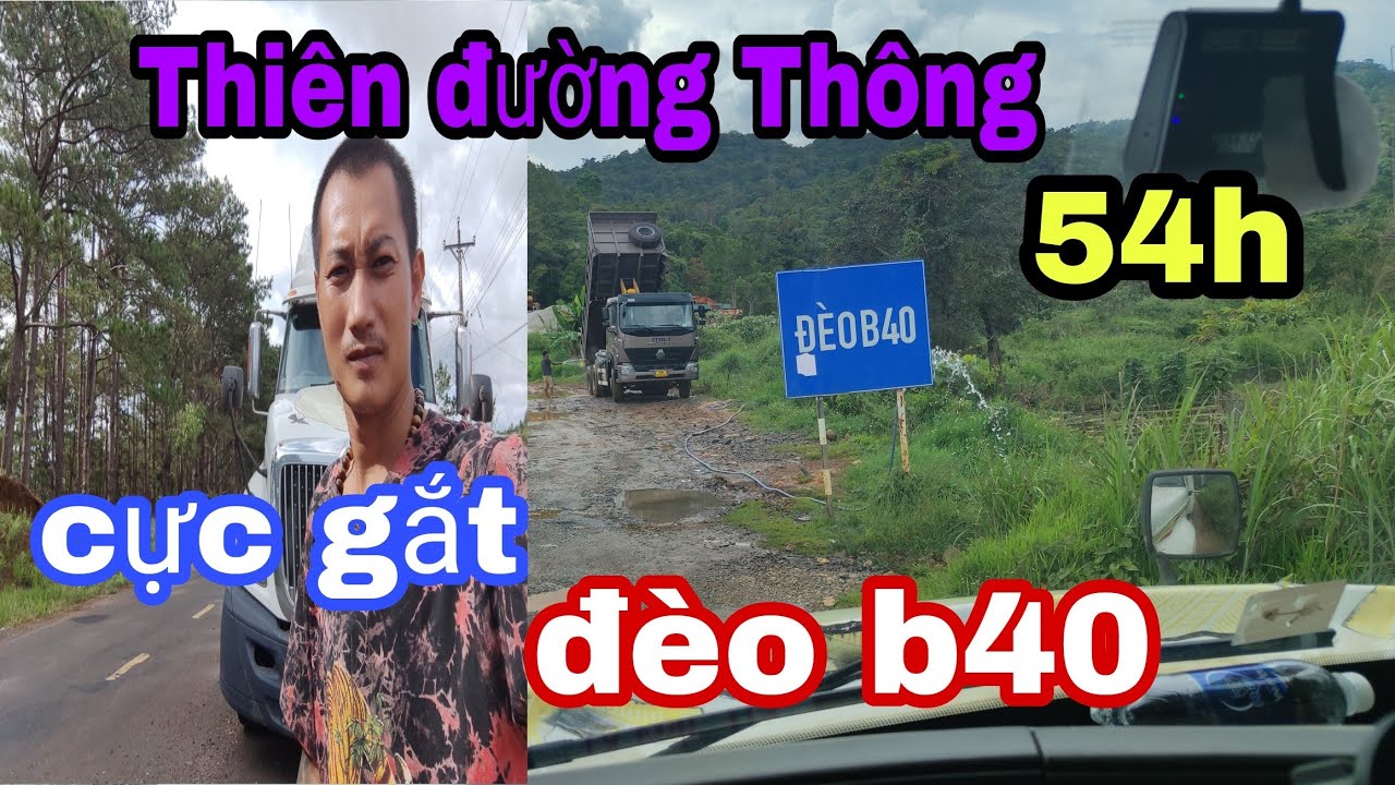 hành Trình Di linh bảo lộc Đắc nông/Qua đèo b40/Thiên đường Thông Đèo Quảng Khê cực gắt