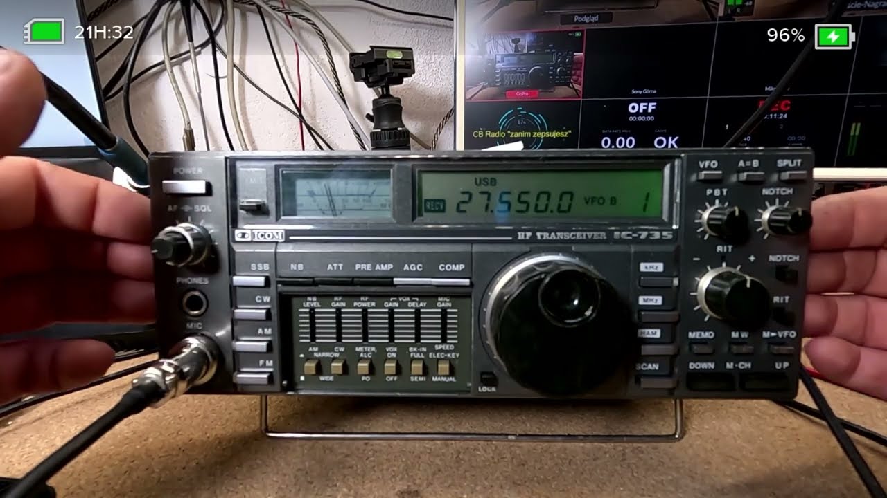 IC 735 TEST PO NAPRAWIE i kilka łączności...