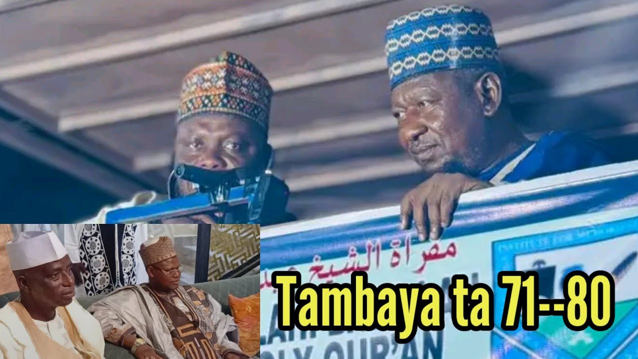 Wa’azi daga Masallacin Ɗanfodiyo dake birnin Jalingo, Jihar Taraba