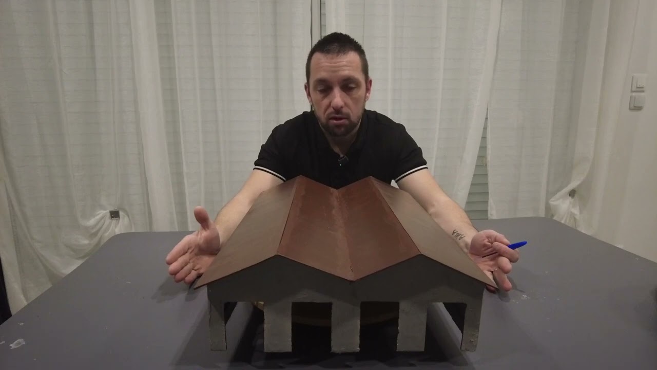 Fabrication Hangar train électrique en calendrier avec mesures
