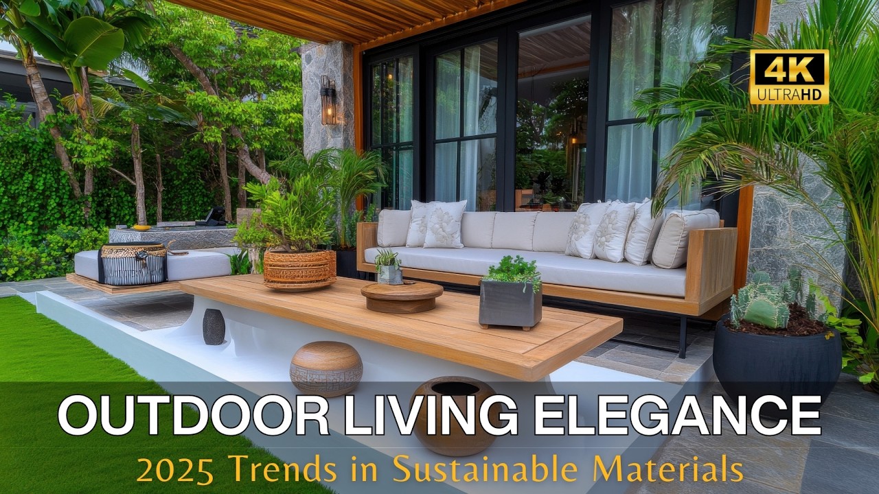 The Future of Luxury Homes: 2025 Trends in Sustainable Materials and Outdoor Living Elegance