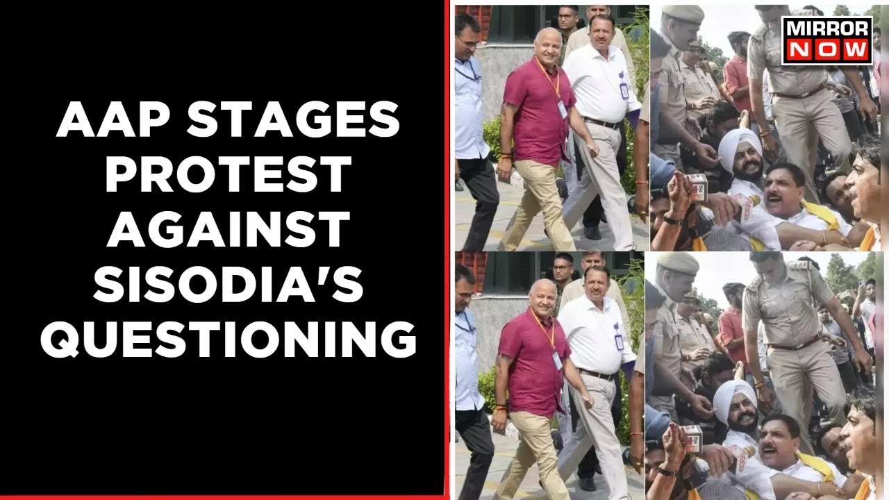 Several AAP Workers Detained Outside CBI Headquarters In Delhi | Latest News| English News| Politics