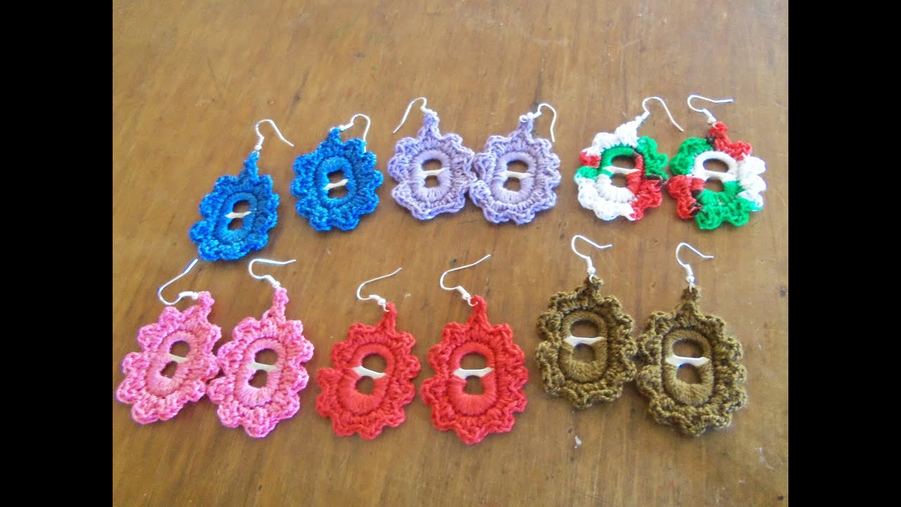 aretes, zarcillos o pendientes en anillas de latas con onditas  Luz Mireya Martinez