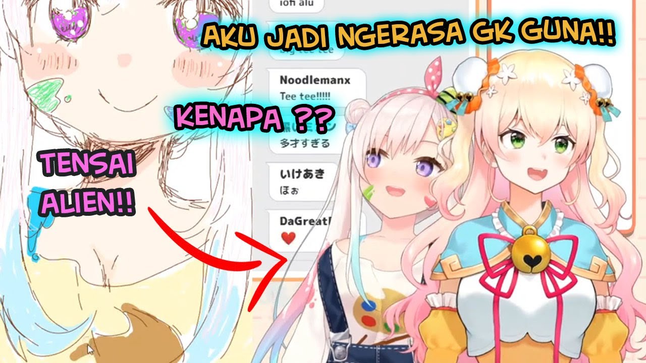 [ Hololive sub indo ] iofi jadi senpai yg dikagumi kohai-nya