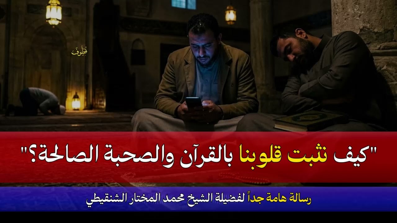 مقطع سينقذك من الضياع والبعد عن الله بإذن الله 🥺 | أسباب الثبات | الشيخ محمد المختار الشنقيطي
