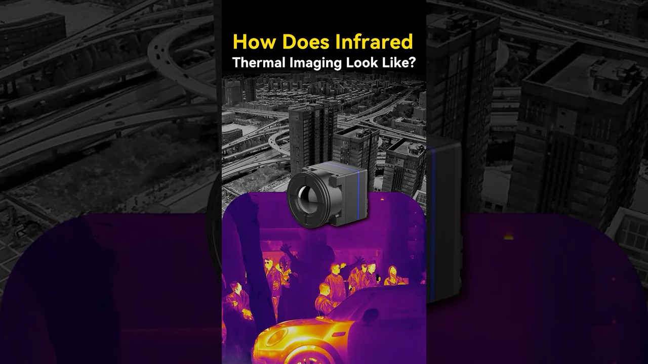 How does infrared thermal imaging look like? #thermalimaging