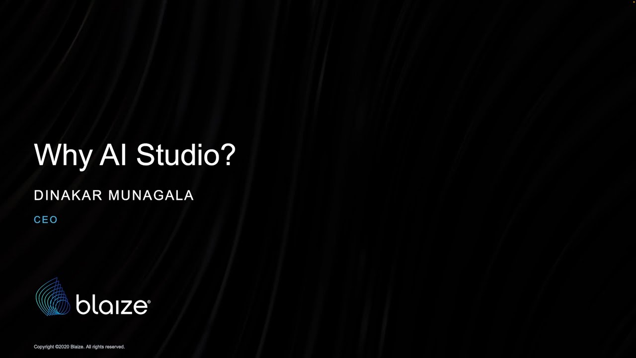 Blaize:  Why AI Studio