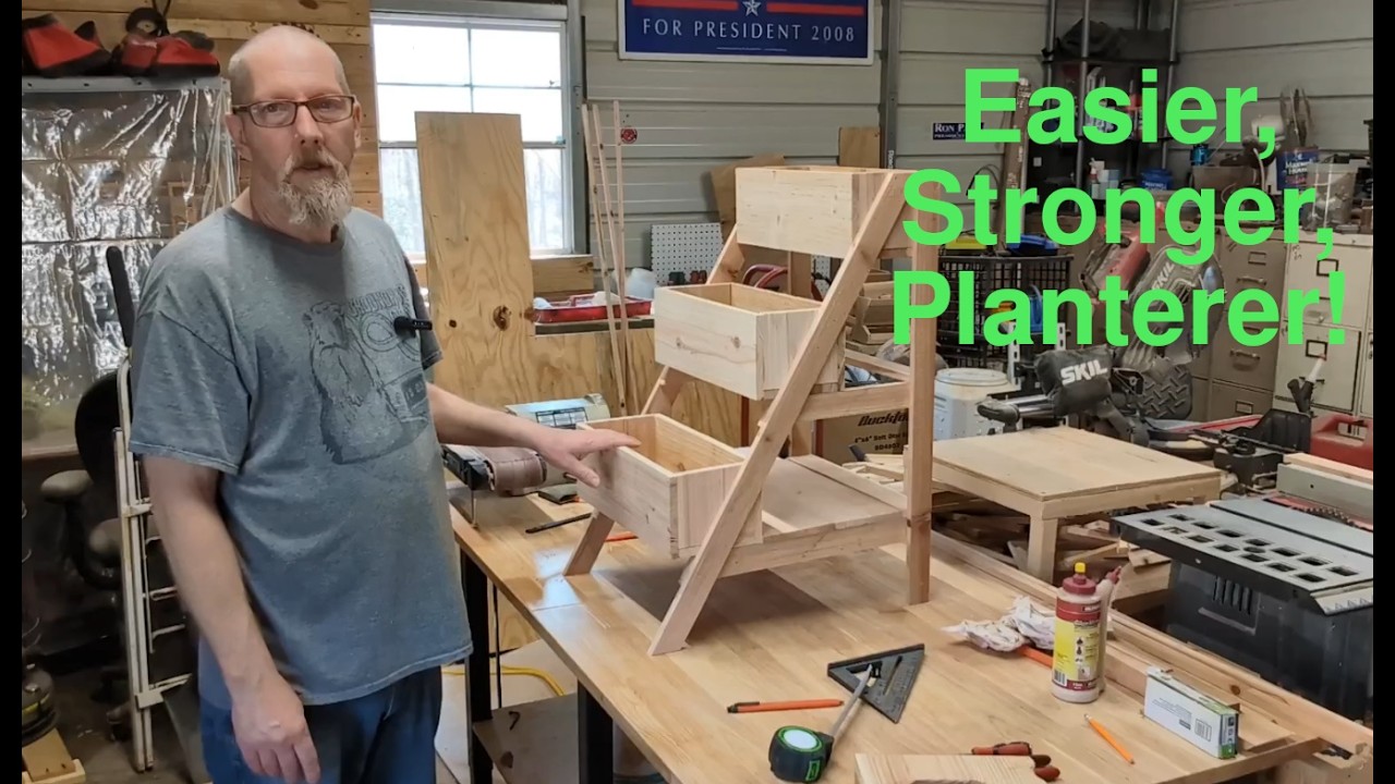 Building the Improved Three Tier Planter. 