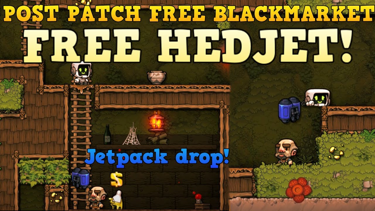 [Patched] Spelunky 2: Steal from the whole black market without them being mad, but again