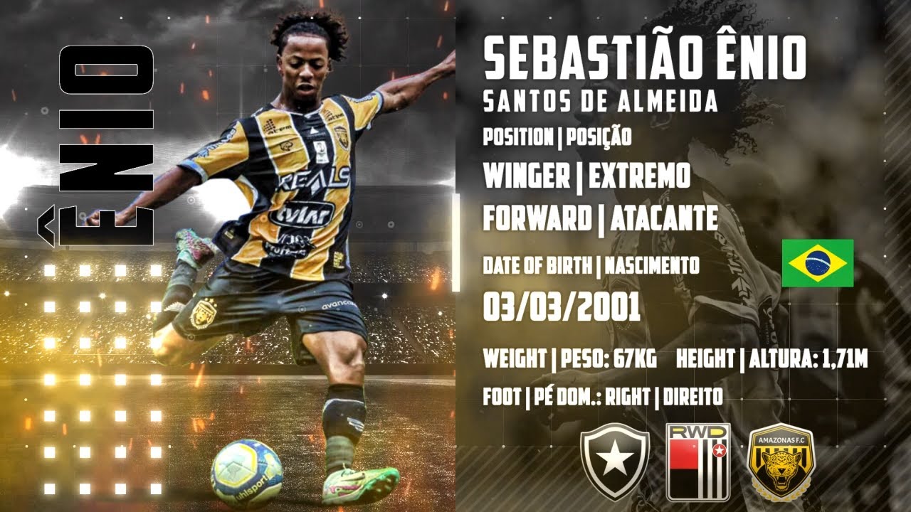 Ênio Santos ⚽ Winger | Forward - Extremo | Atacante ⚽ Highlights 2024