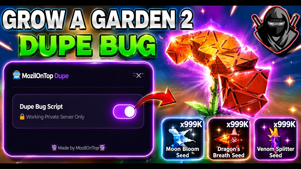 [UPDATED] Grow a Garden 2 Seed Spawner Script 2026 | KEYLESS | EASY TO USE | UNPATCHED | ANTI DETECT