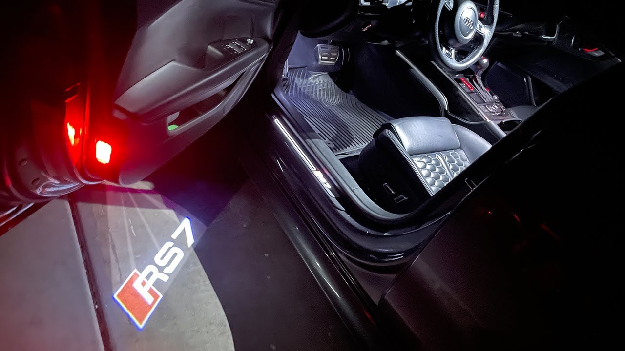 How to install Car Door Light for Audi RS7