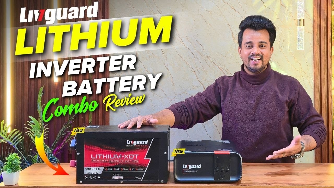 Livguard Lithium Inverter Batterty Combo For Home in Just RS 23000/- | Best Lithium Inverter Battery