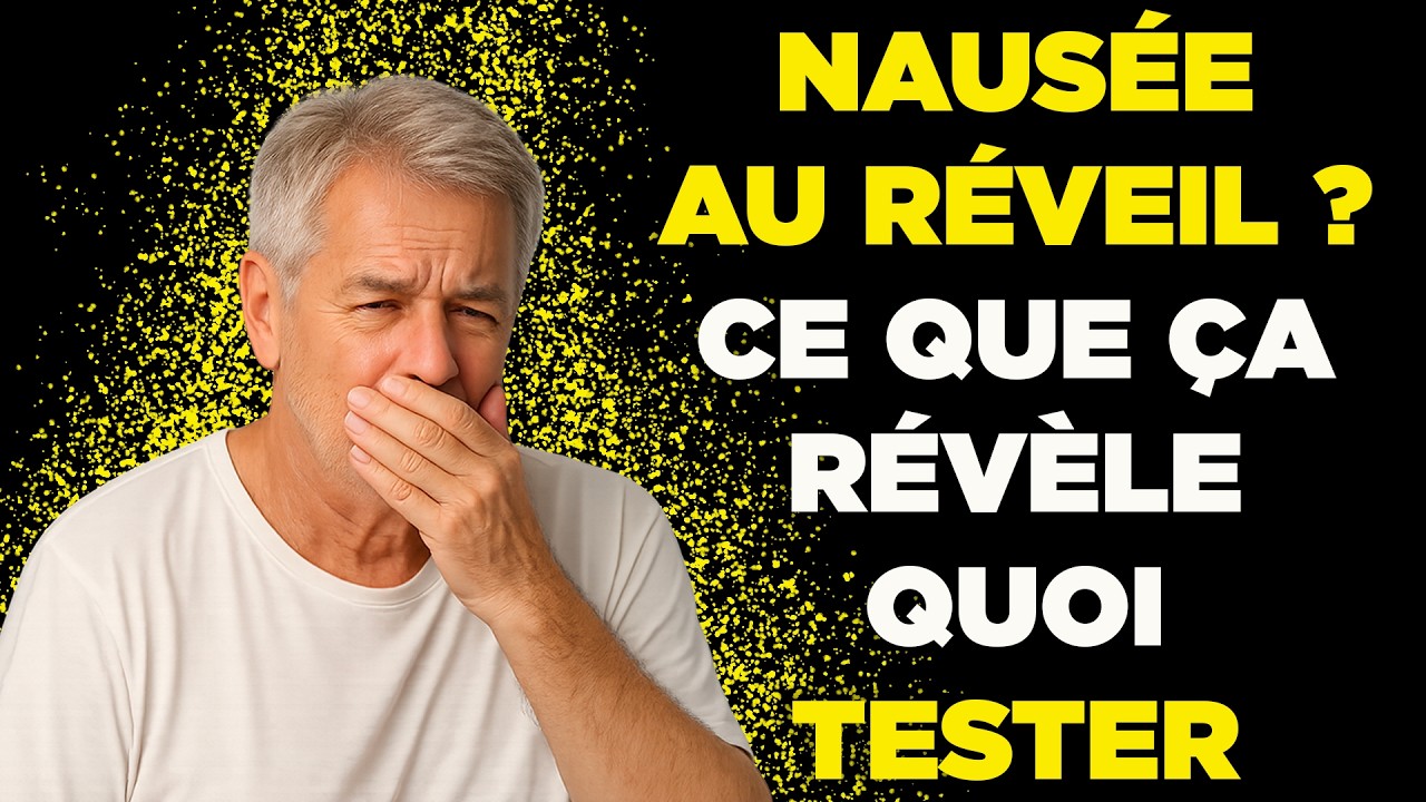 Nausée au réveil : ce que ça révèle souvent (et quoi tester)
