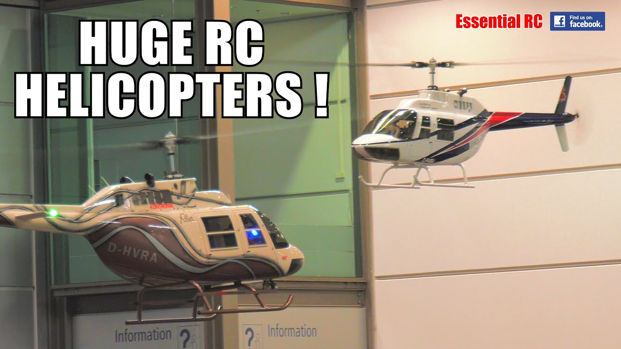 HUGE XXXL !!! RC BELL-206 JETRANGER HELICOPTERS - INDOOR ELECTRIC SCALE PERFECTION