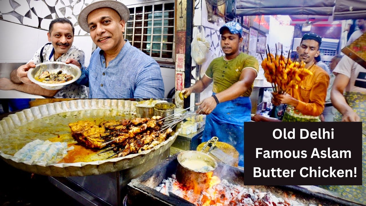 Самая известная в Дели курица «аслам» в масле, чай в SALEEM STALL | Гастрономический тур по Старо...