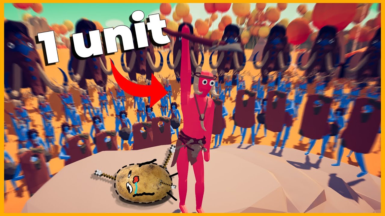 Phá Đảo Totally Accurate Battle Simulator Bằng 1 UNIT (Phần 1) | Khoai Tây