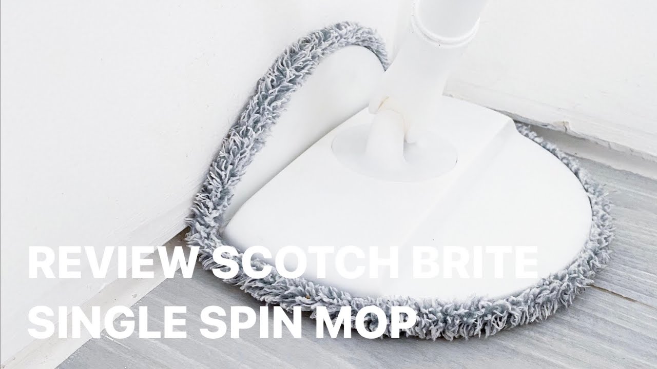 REVIEW SCOTCH BRITE SINGLE SPIN MOP | SHOPEE HAUL PEMBERSIH RUMAH | CLEANING TOOLS SERBA PUTIH