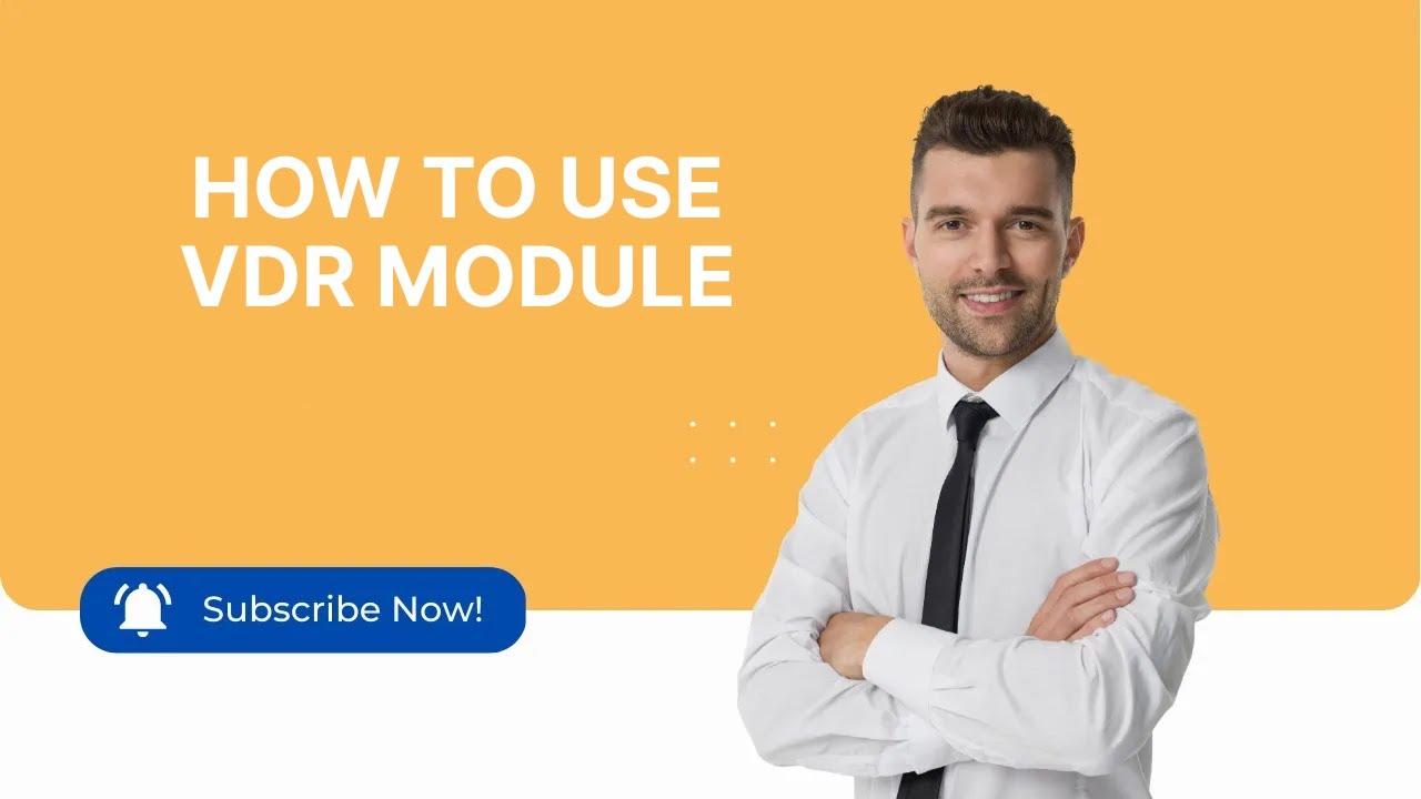 How to use VDR Module