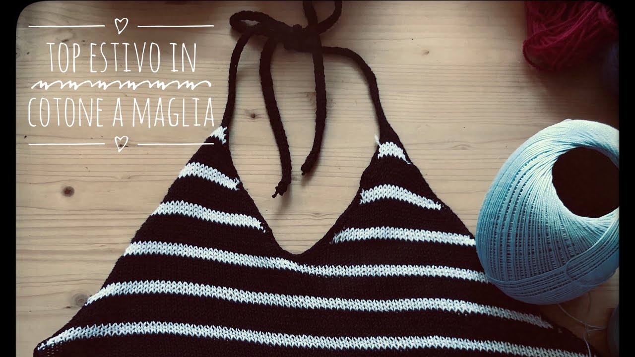 Top estivo in cotone - il venerdì della maglia - 1 parte